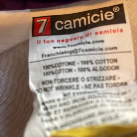 7 CAMICIEmen’s Italien🇮🇹 dress shirt - Picture 5 of 10